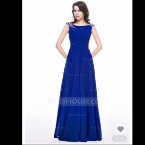 Royal Blue evening gown JJ’s House